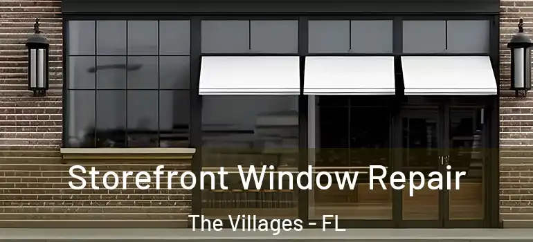  Storefront Window Repair The Villages - FL